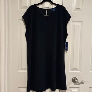 NWT APT 9 black shift dress size large